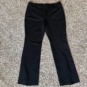 White House Black Market Ponte Bootcut Black Pants - 12